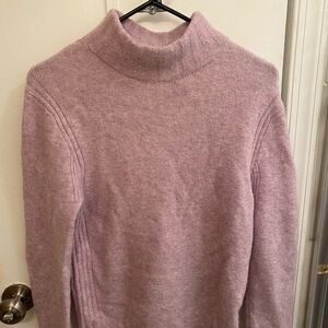J. Crew Soft Lavender Turtle Neck Sweater